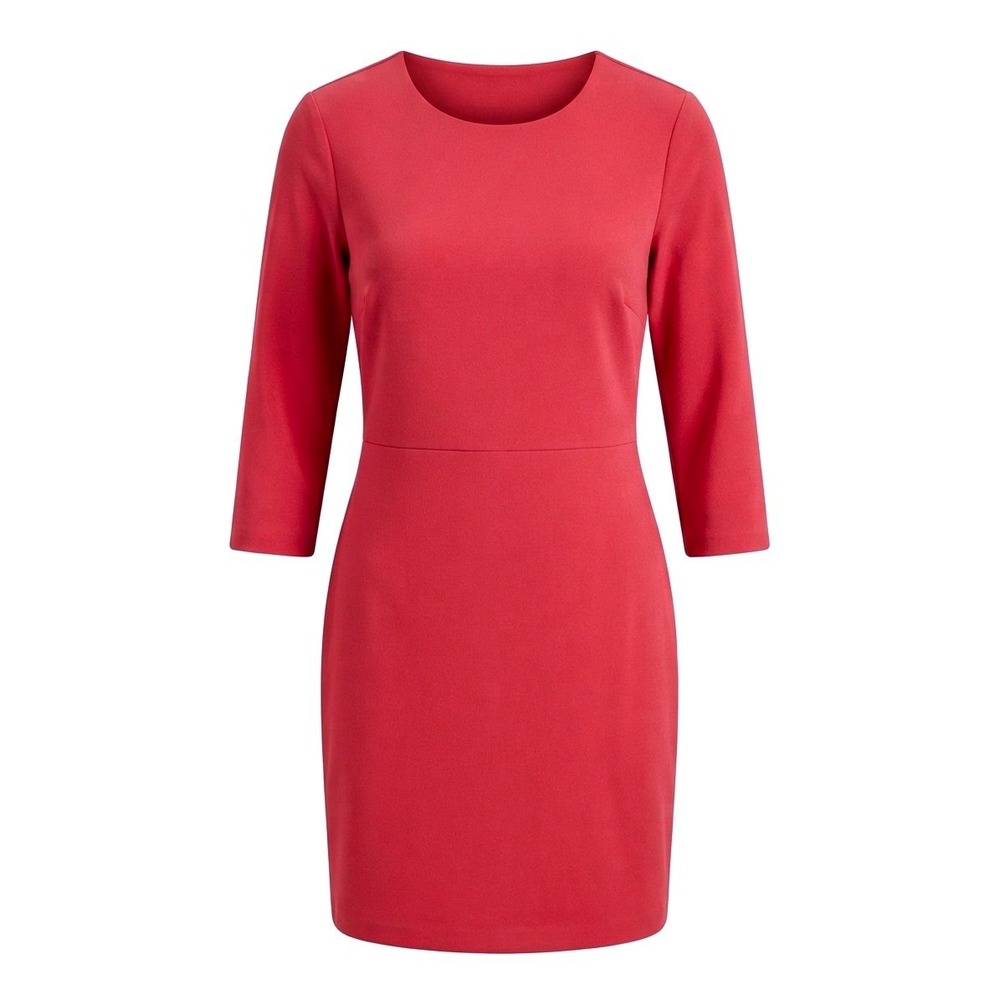 Old Navy Womens Mauve 3/4 Sleeve Chic Sheath Minimalist Dress Cotton Blend Large